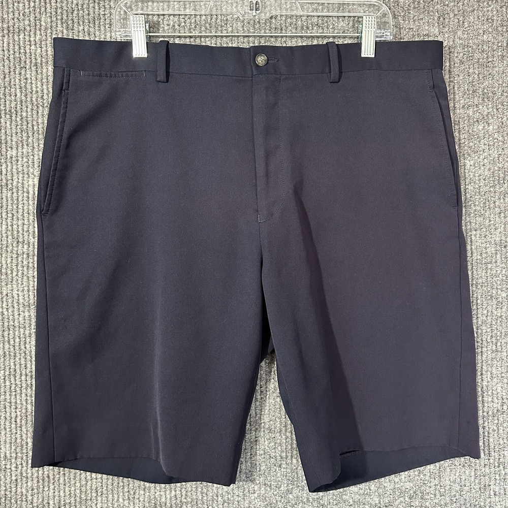 Bobby Jones Mens Pants Size 38 Blue Pima Cotton Flat Front Outdoor‎ High Rise
